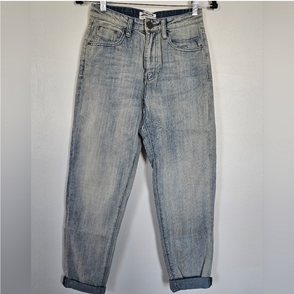 One Teaspoon Legends High Waist Tapered Barrel Leg Mom Jeans Barrel